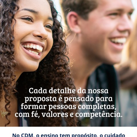 CDM — nossos alunos e valores