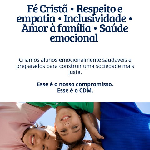 CDM — nossos valores cristãos